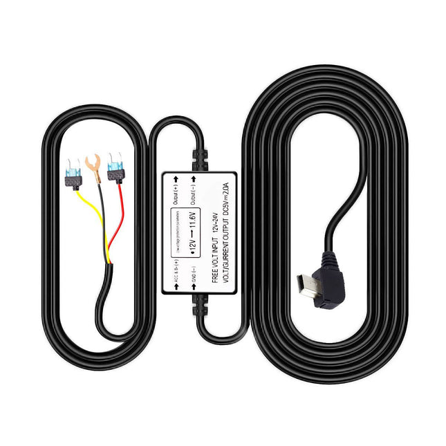 AZDome hardwire kit Mini USB 3 hilos