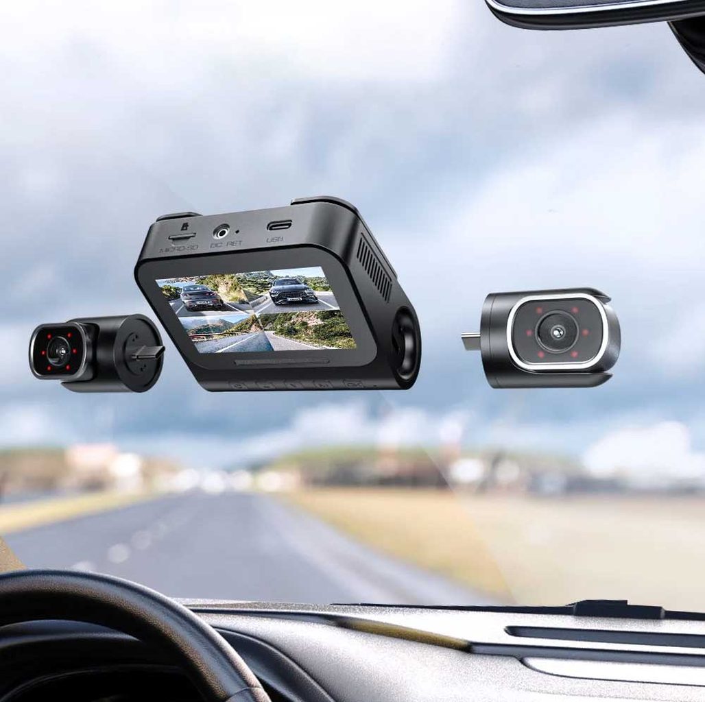 AZDome M660 4CH 128gb 2K Wifi GPS dashcam de 360 grados
