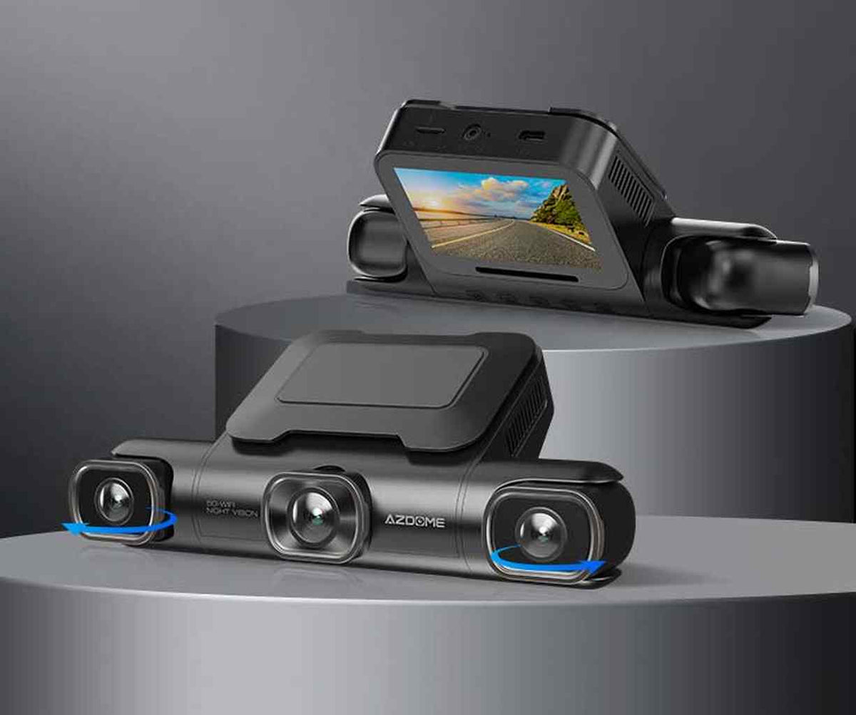 AZDome M660 4CH 128gb 2K Wifi GPS dashcam de 360 grados
