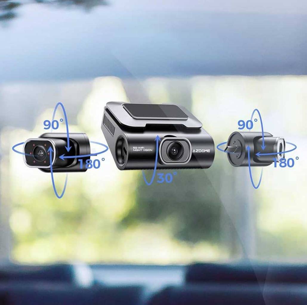 AZDome M660 4CH 128gb 2K Wifi GPS dashcam de 360 grados