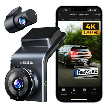 <tc>Botslab G300H Plus 4K wifi GPS 2CH 64 GB dashcam</tc>