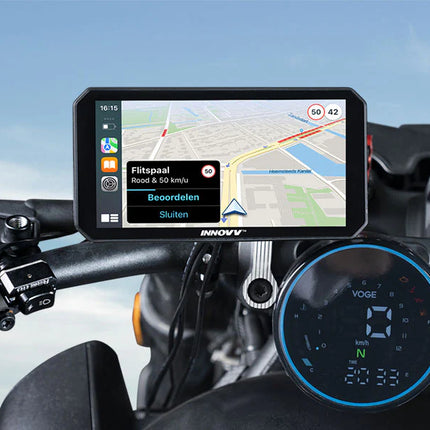 Innovv N1 Pro 2CH Wifi GPS Carplay monitor y dashcam para moto