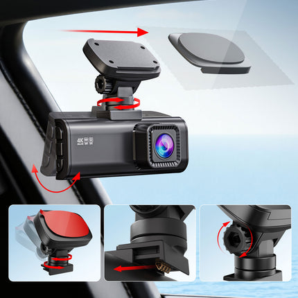 Redtiger F7N 4K Wifi GPS 2CH 64gb dashcam