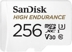 Tarjeta microSD SanDisk de 256 GB High Endurance U3 V30
