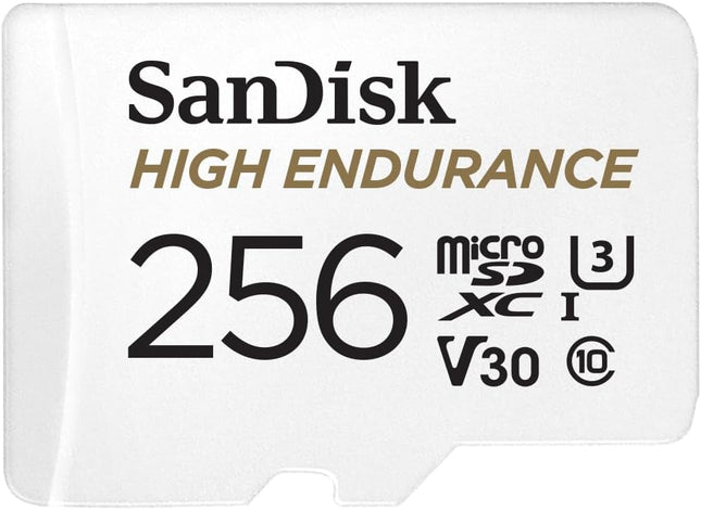 <tc>Tarjeta microSD SanDisk de 256 GB High Endurance U3 V30</tc>
