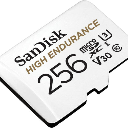 <tc>Tarjeta microSD SanDisk de 256 GB High Endurance U3 V30</tc>