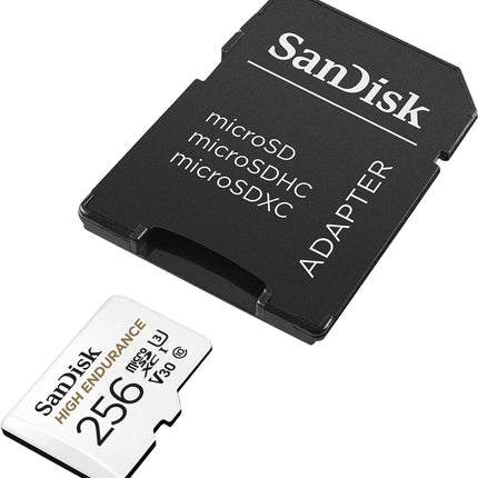 <tc>Tarjeta microSD SanDisk de 256 GB High Endurance U3 V30</tc>
