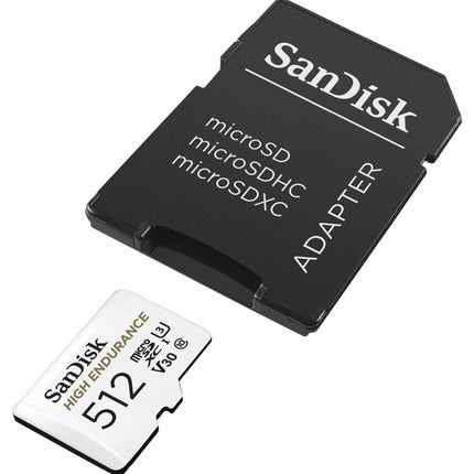 <tc>Sandisk 512 GB High Endurance U3 V30, tarjeta microSD</tc>