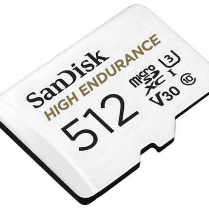 <tc>Sandisk 512 GB High Endurance U3 V30, tarjeta microSD</tc>