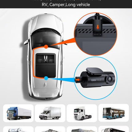 Vantrue N5 / N5S: cable de 15 metros para la cámara trasera