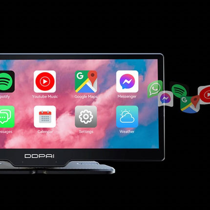 DDPai M5S 2K Wifi Bluetooth Carplay dashcam y monitor