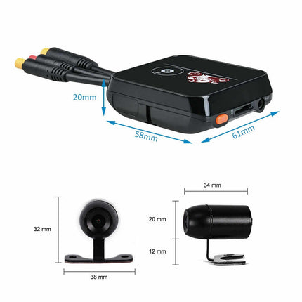 Motocam E6L 2CH Dual Wifi Moto dashcam
