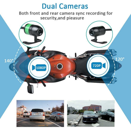 Motocam E6L 2CH Dual Wifi Moto dashcam