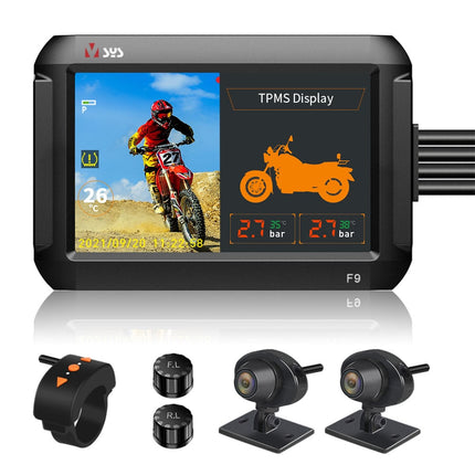 Motocam F9 Wifi GPS 2CH Moto dashcam