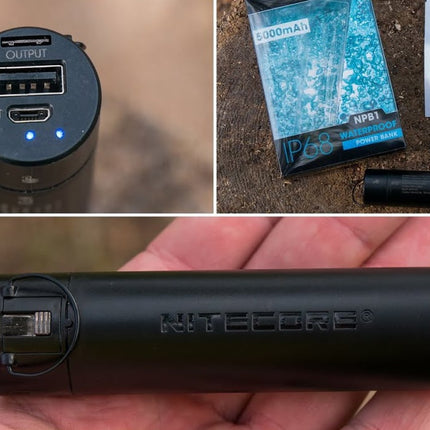 Nitecore NPB1 5000mAh powerbank impermeable